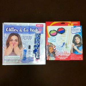Set of Girls nails and hair kits